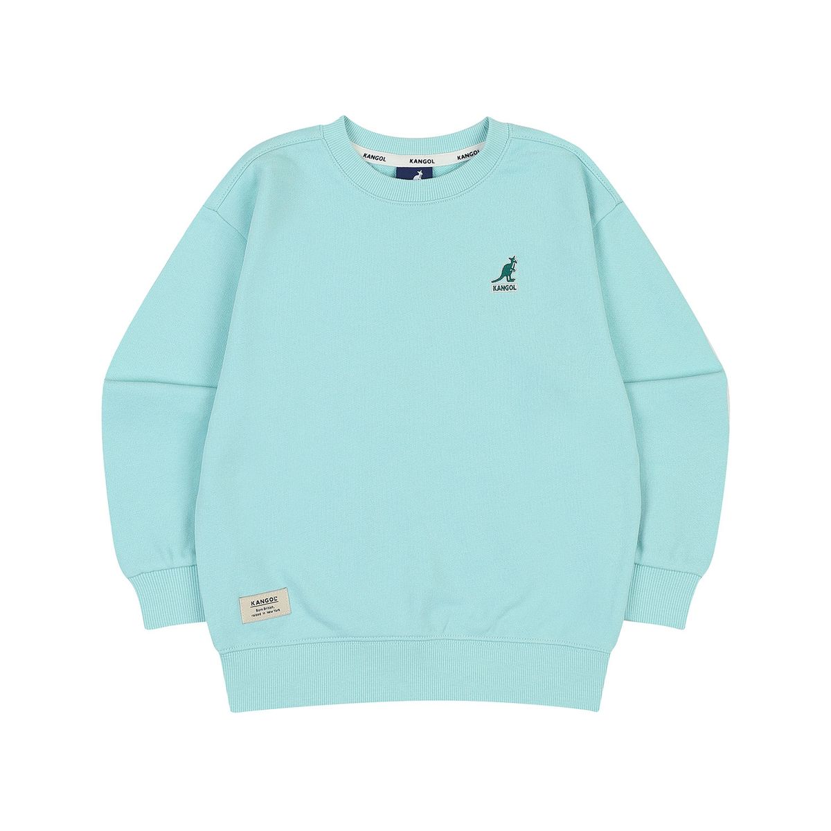 캉골키즈(KANGOL KIDS) 클럽 로고 스웻셔츠 QC 0002 민트