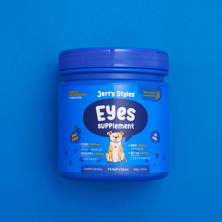 아이즈 강아지 눈/눈물 영양제 300g 75chews