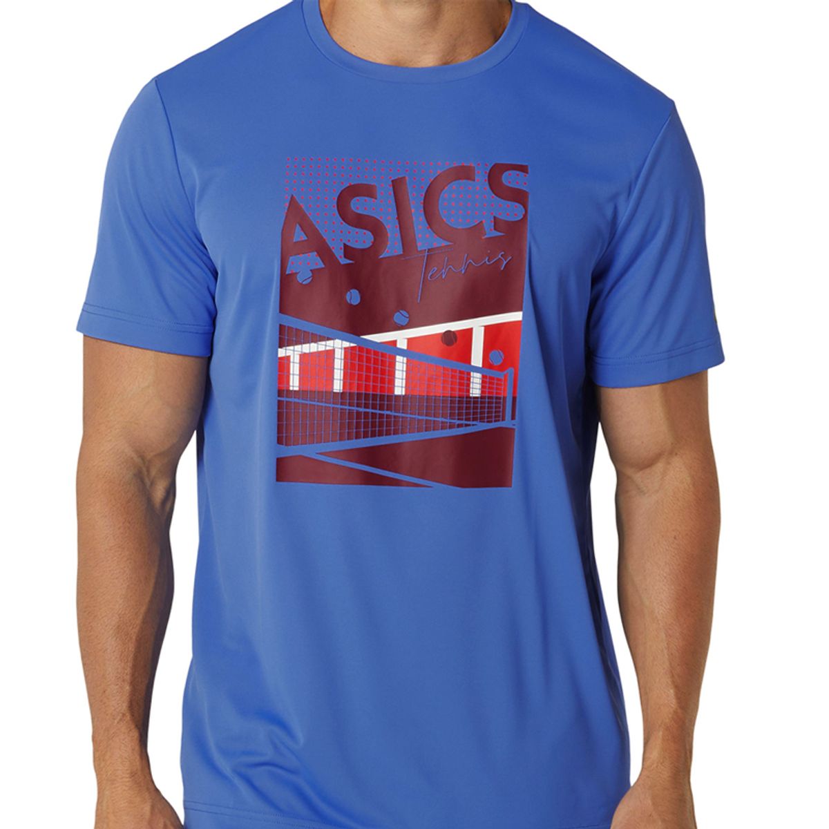 아식스(ASICS) 맨 GS 그래픽 티(2041A284403) 반팔 티셔츠