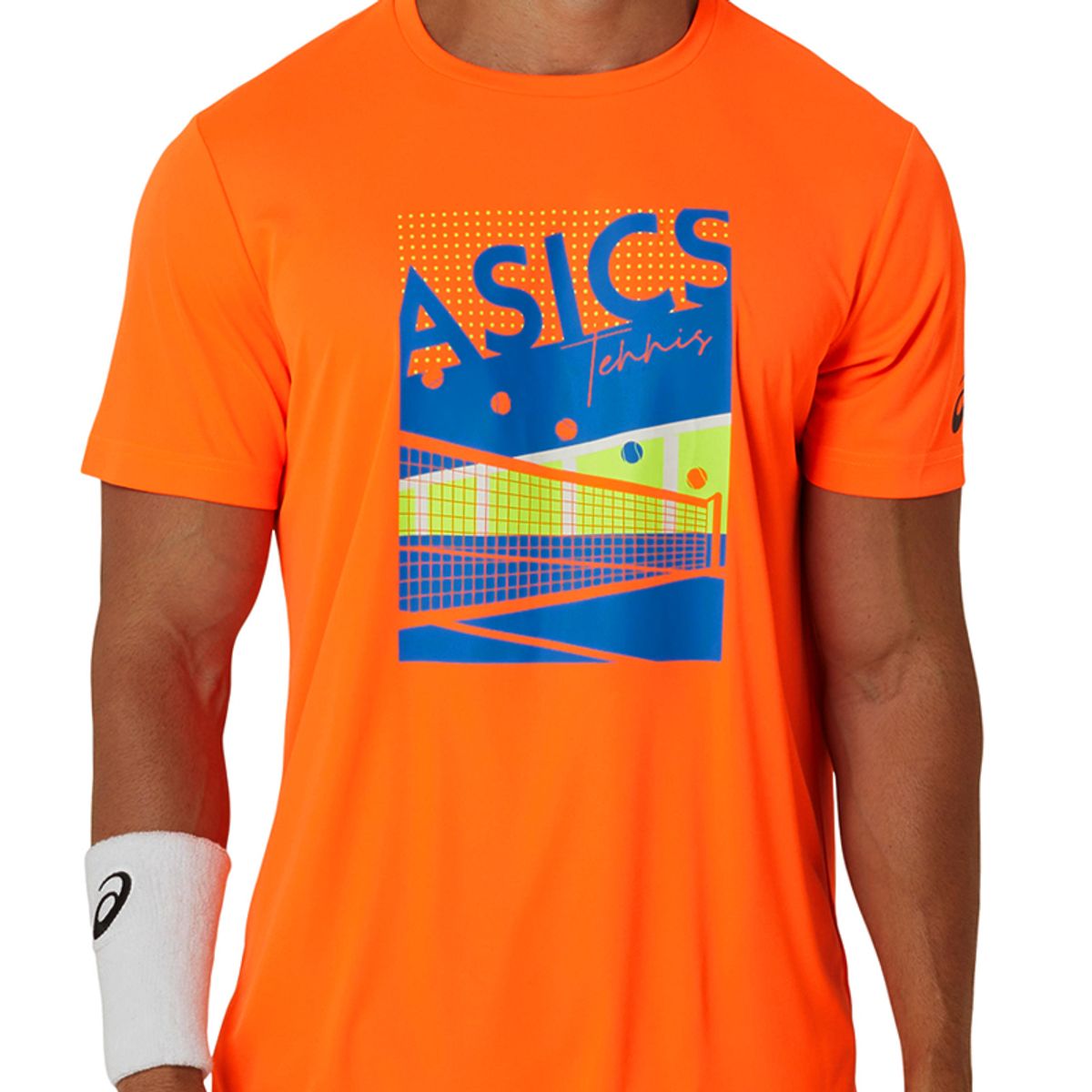 아식스(ASICS) 맨 GS 그래픽 티(2041A284801) 반팔 티셔츠