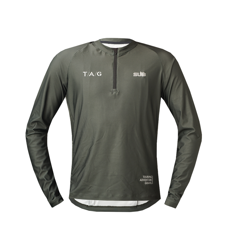 SUB GRAVEL T.A.G II L/S 서브져지 그래블 롱 슬리브 져지-모스 그린