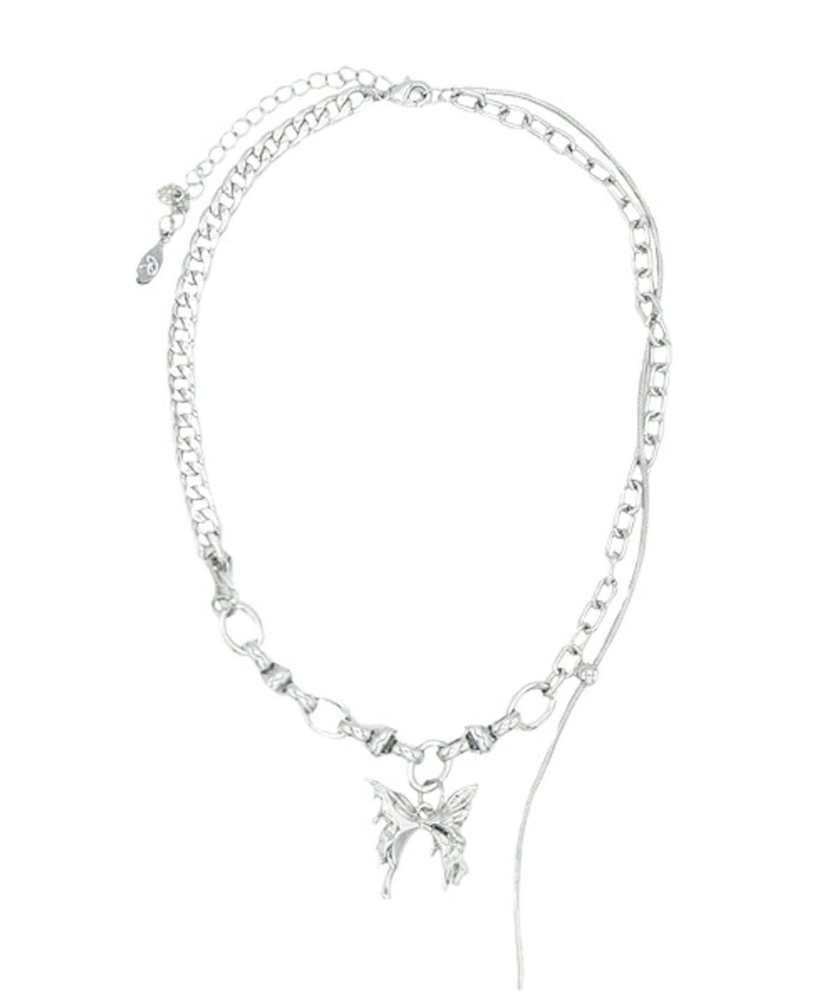 랜덤오프(RANDOMOFF) Twinkle butterfly Necklace