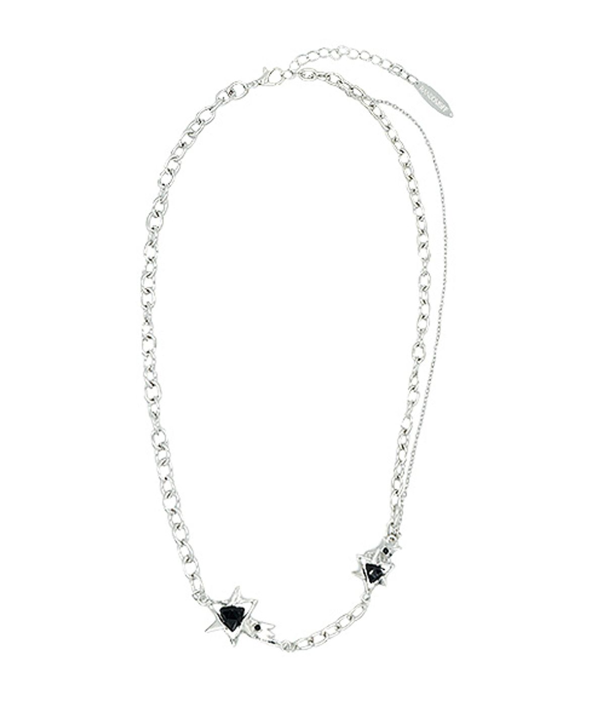 랜덤오프(RANDOMOFF) Black star chain Necklace
