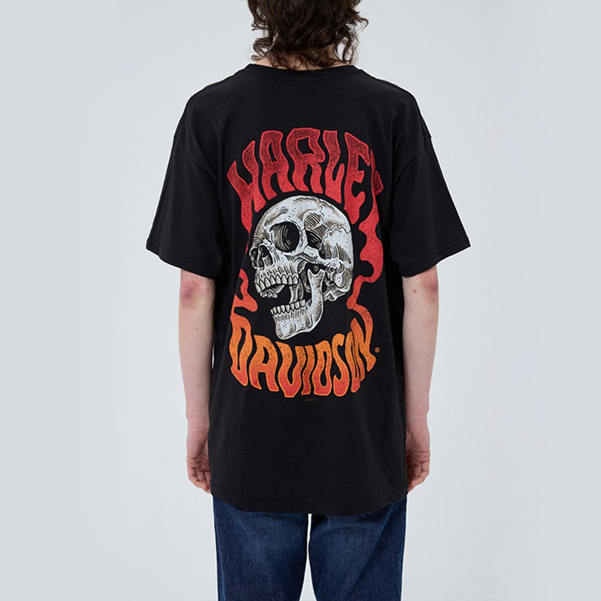 할리데이비슨(HARLEY-DAVIDSON) 코리아 스컬 반팔티셔츠