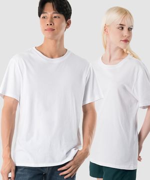 [2PACK] 남녀공용 30수 라운드 반팔 티셔츠 AR-502