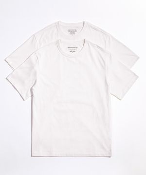 [2PACK] 면16수 고밀도 라운드 반팔티셔츠 2팩 LYTS01K1