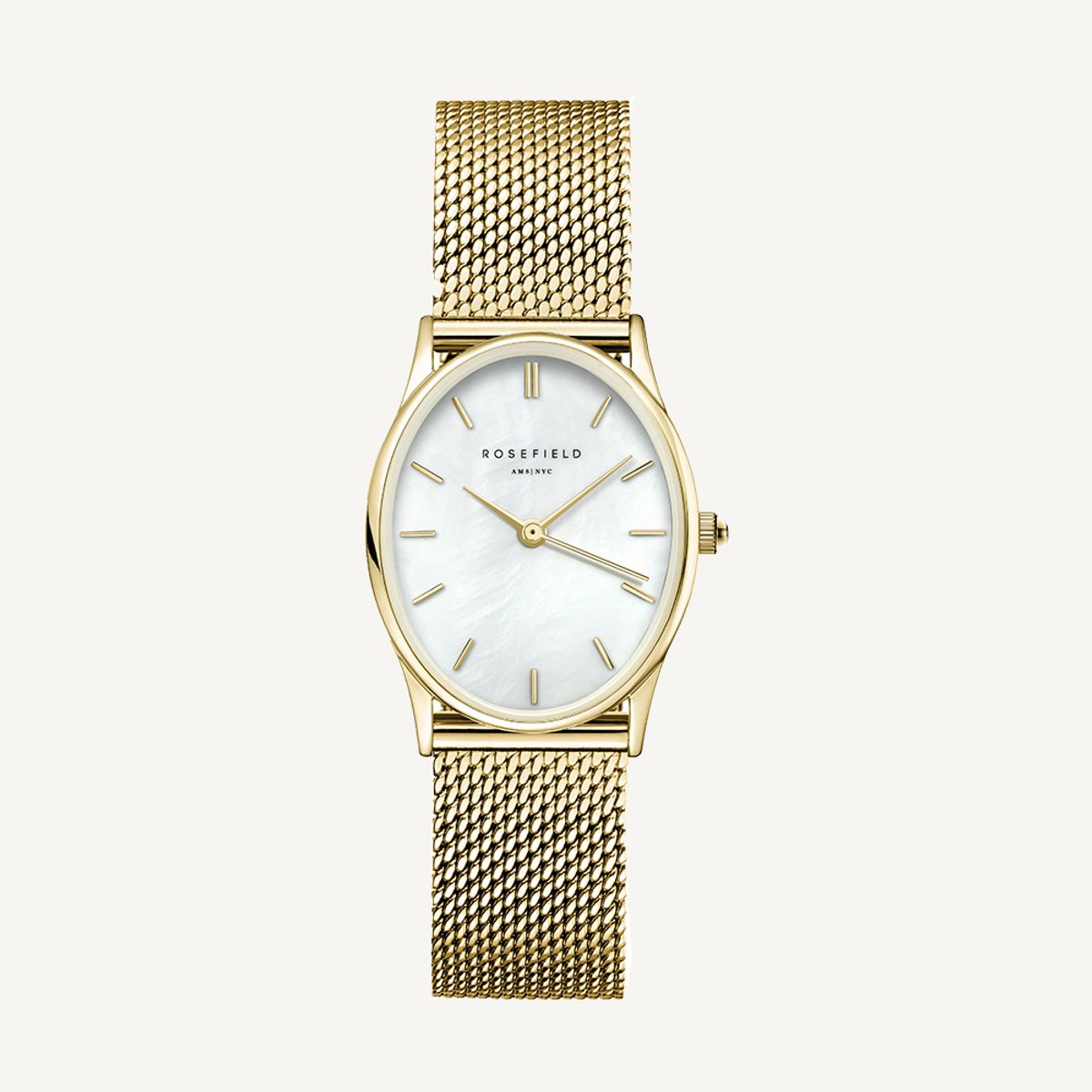 로즈필드(ROSEFIELD) The Oval Pearl Gold Mesh