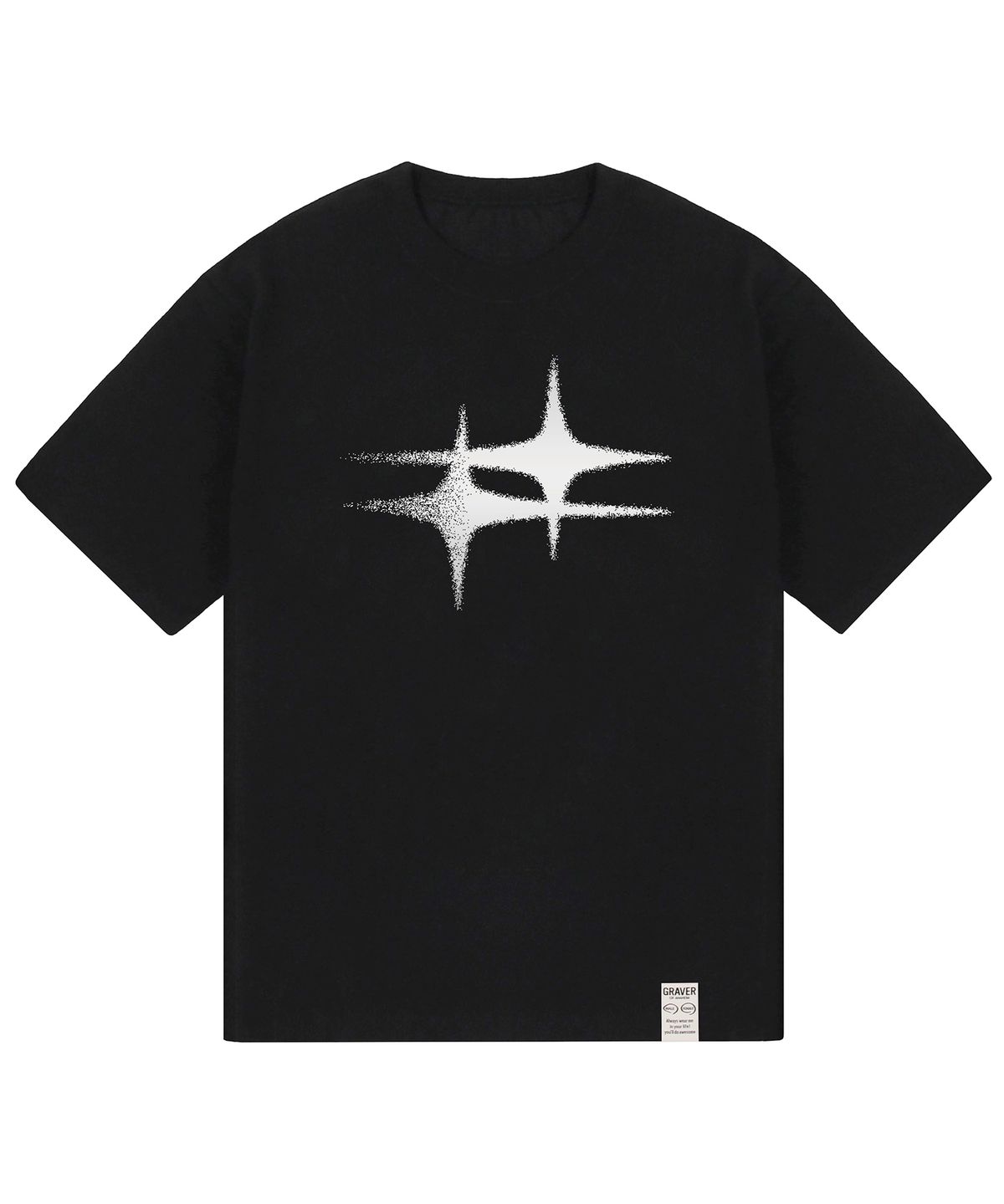 그레이버(GRAVER) [UNISEX]eternity 반팔티_블랙