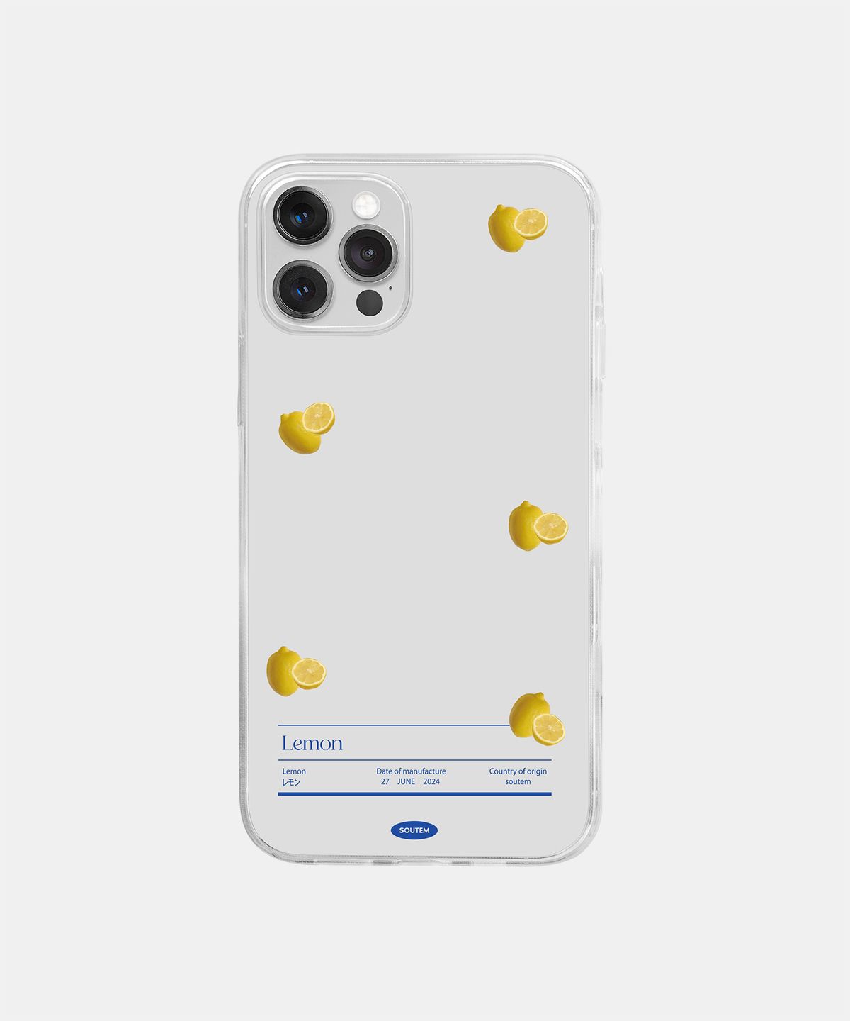소유템(SOUTEM) Fruit Phone Case_Clear
