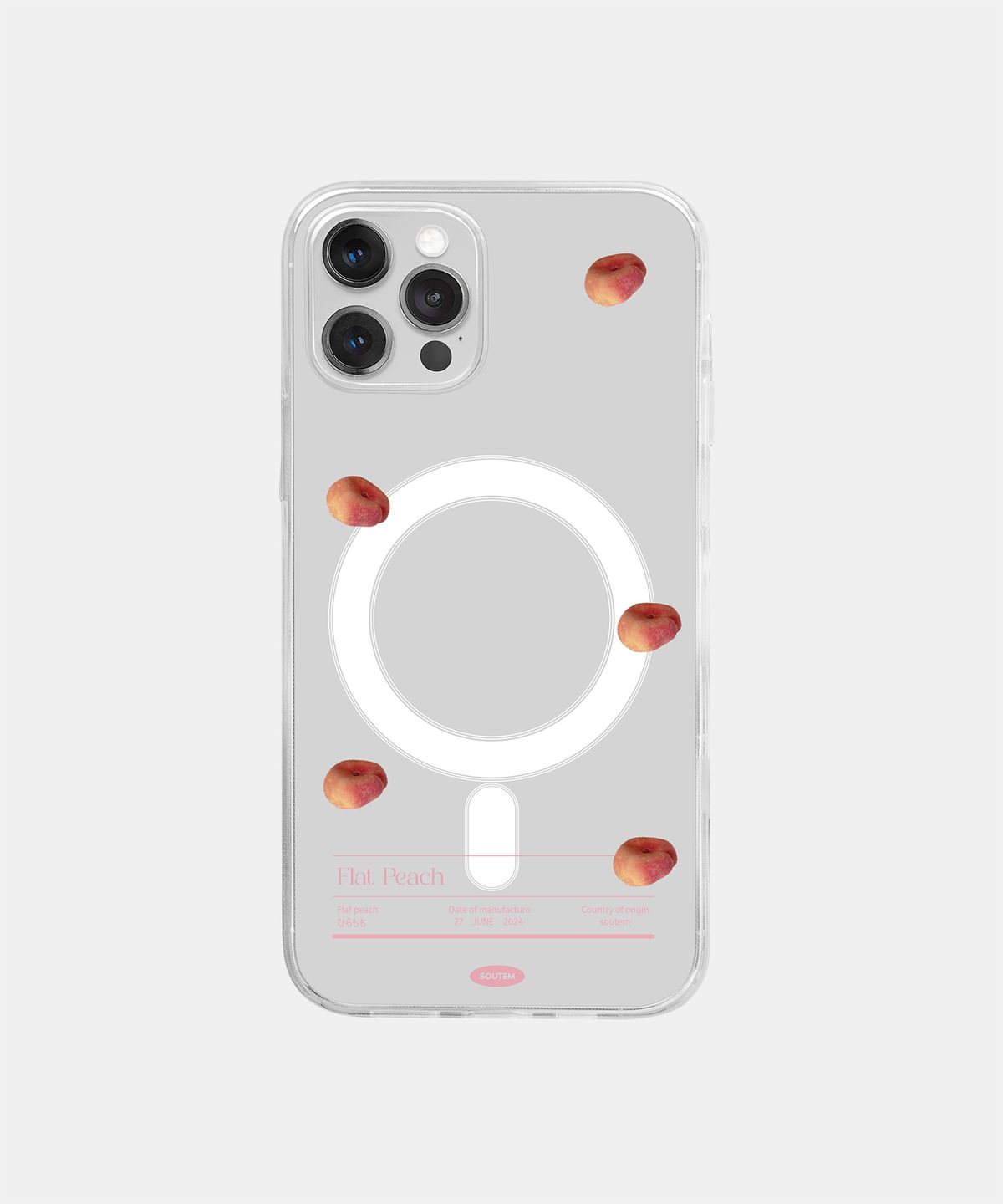 소유템(SOUTEM) [Magsafe] Fruit Phone Case_Clear