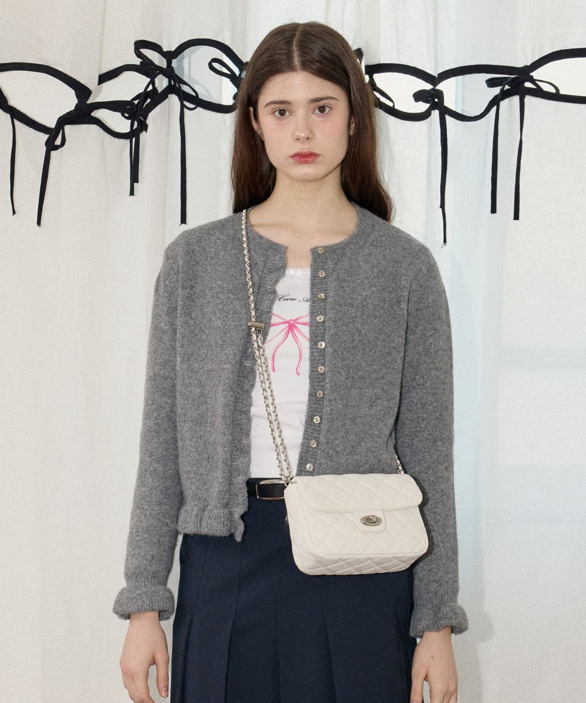 질바이질스튜어트(JILL BY JILLSTUART) [안나] 스몰 퀼팅 체인 크로스백 2colors