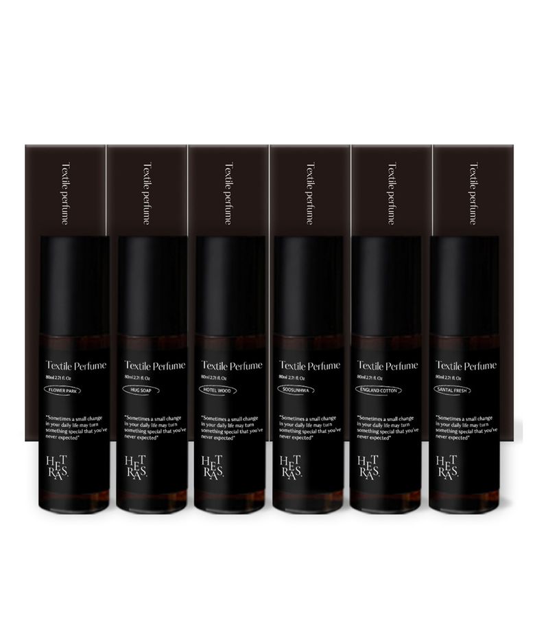 텍스타일퍼퓸 섬유향수 섬유탈취제 80ml 6종 세트