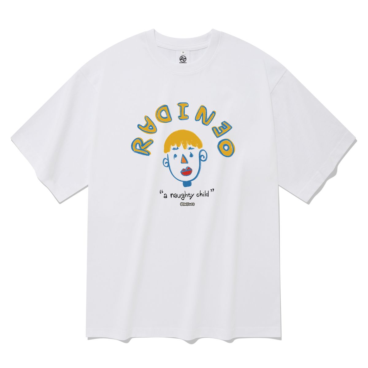 라디네오(RADINEO) 너티 반팔 티셔츠 화이트