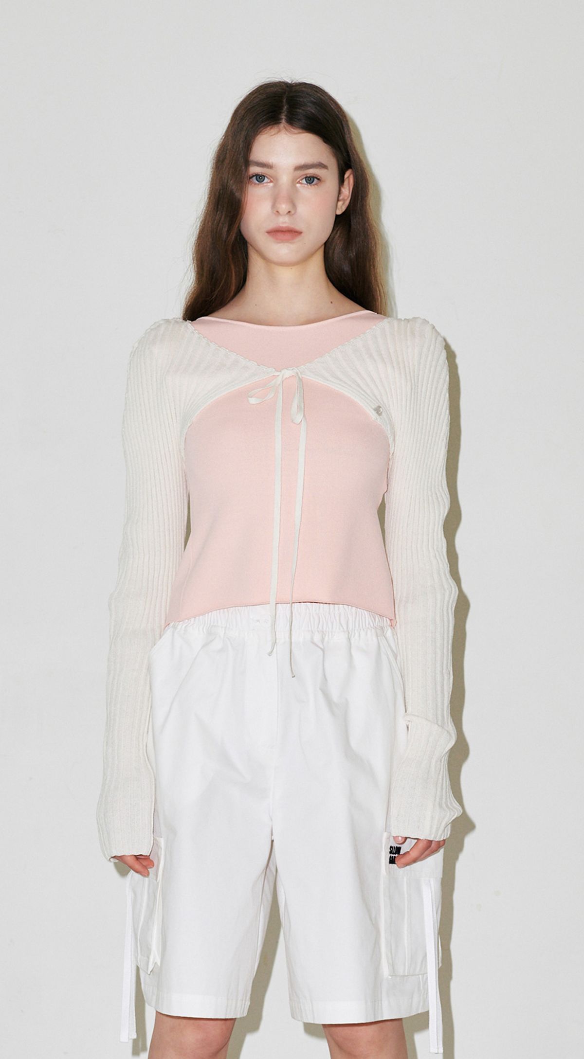 슬로우가먼츠(SLLOW GARMENTS) SUMMER PUFF BOLERO - IVORY
