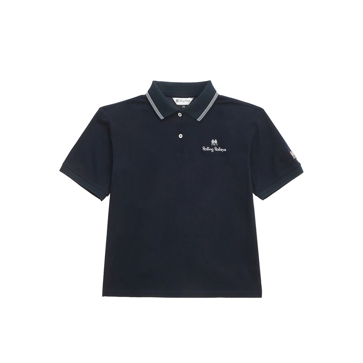 롤링롤라이(ROLLINGROLLEYE) 롤롤 데일리 PK티 여성용 네이비 Daily PK T-shirt for Women Navy