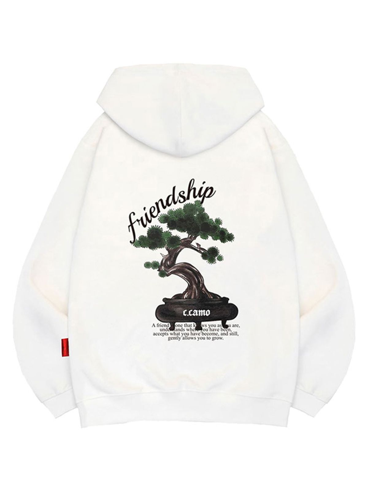 엘라모(LLAMO) 프렌드쉽 후드티 남녀공용 빅사이즈 M~4XL