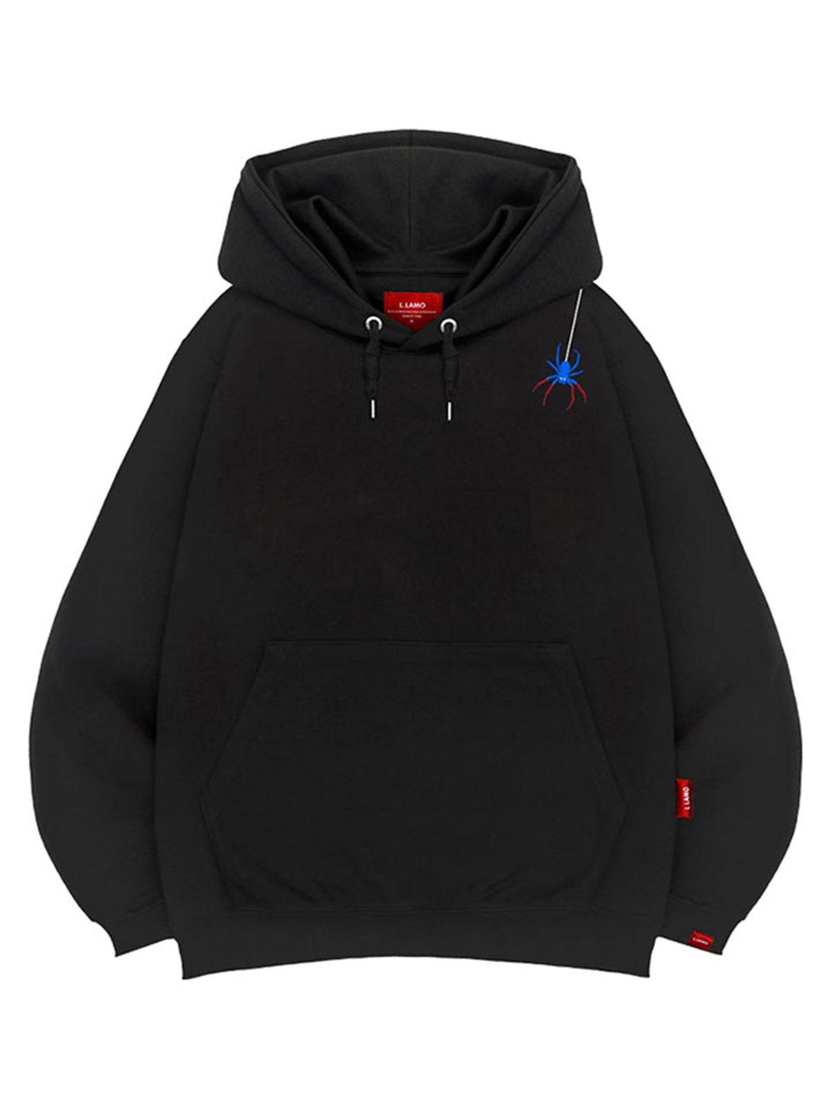 엘라모(LLAMO) 웹 후드티 남녀공용 빅사이즈 M~4XL