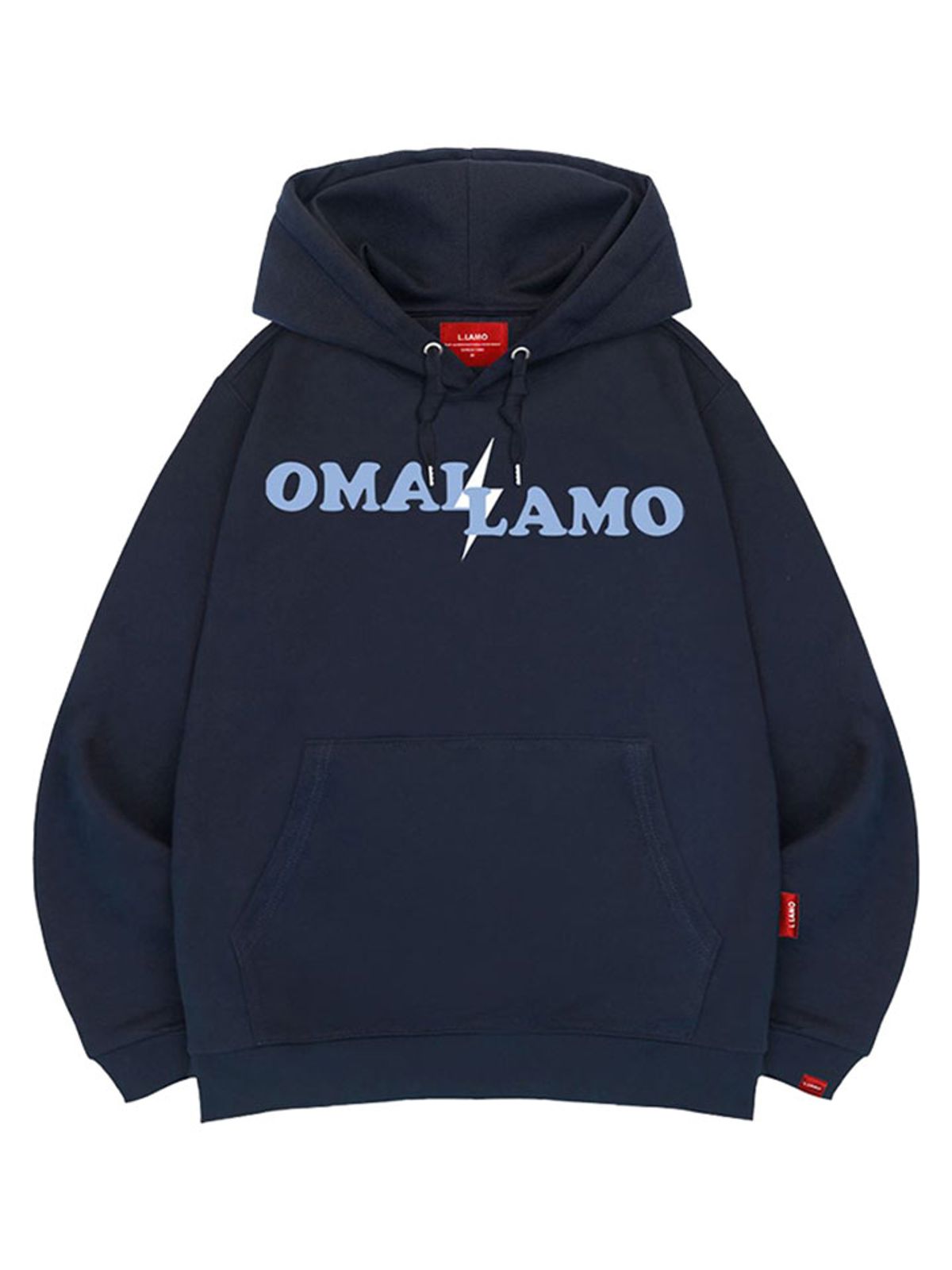 엘라모(LLAMO) 썬더라모 후드티 남녀공용 빅사이즈 M~4XL