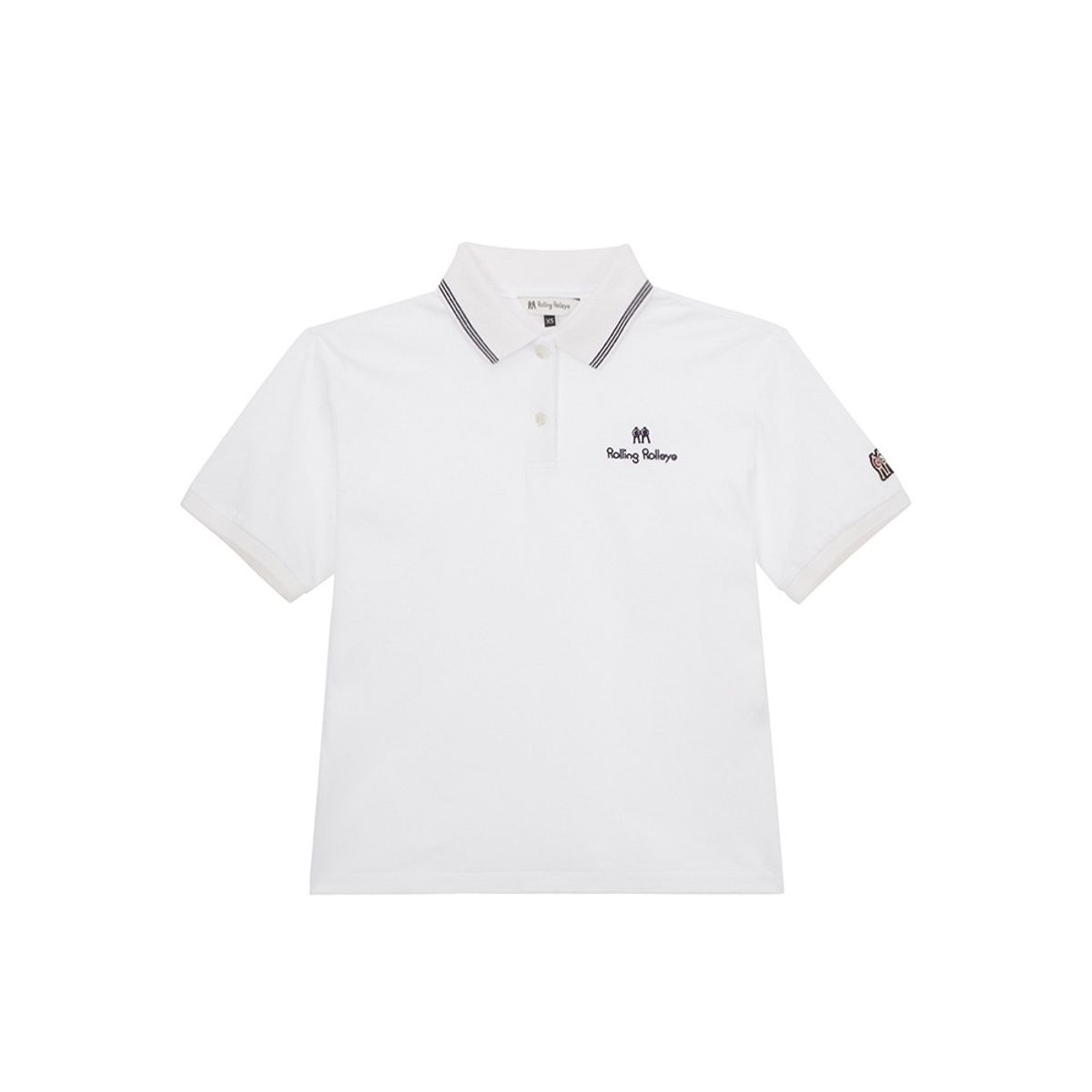 롤링롤라이(ROLLINGROLLEYE) 롤롤 데일리 PK티 여성용 화이트 Daily PK T-shirt for Women White