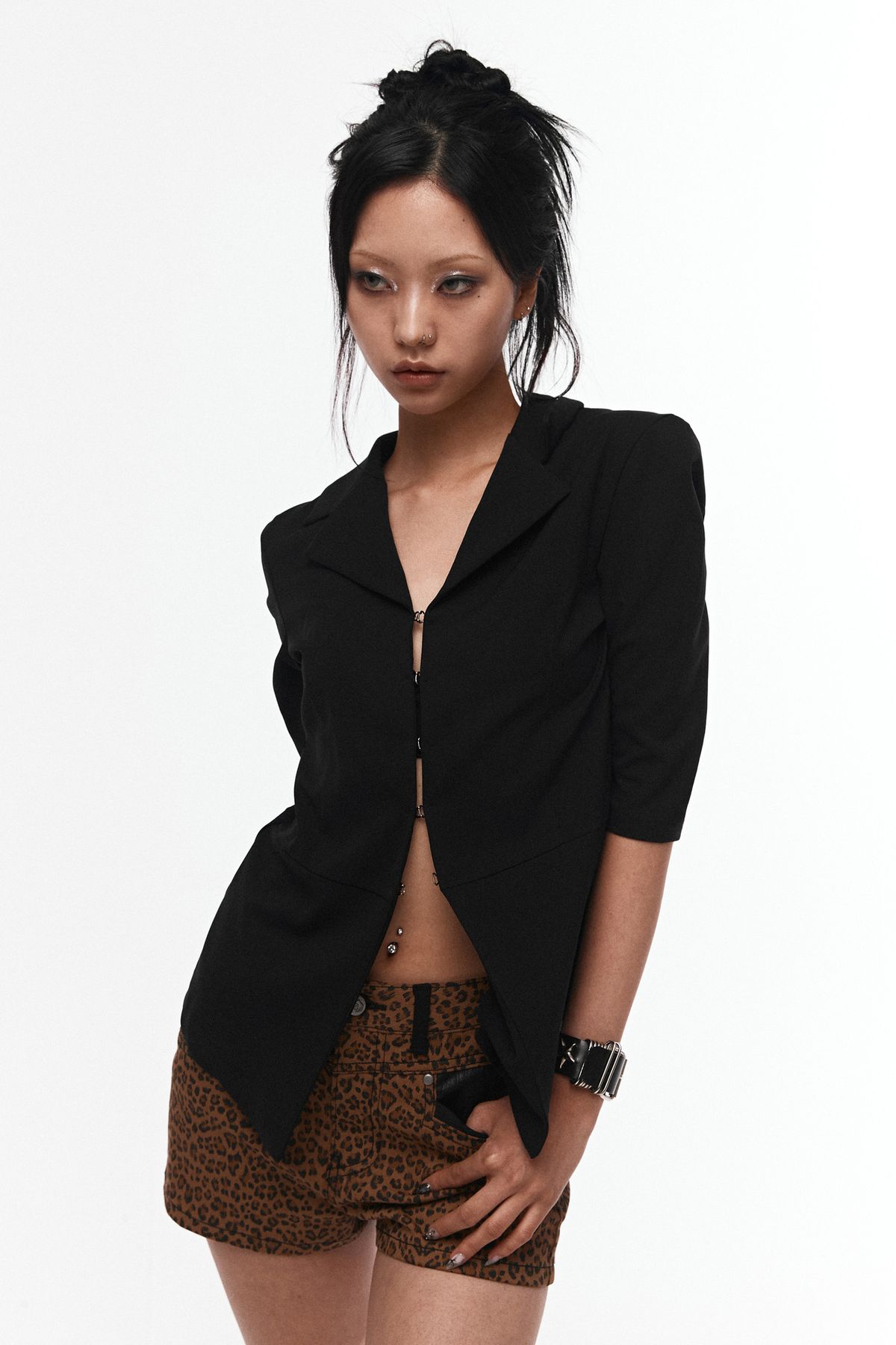 달링유어배드(DARLING, YOU'RE BAD) BLACK SLIM FIT JACKET