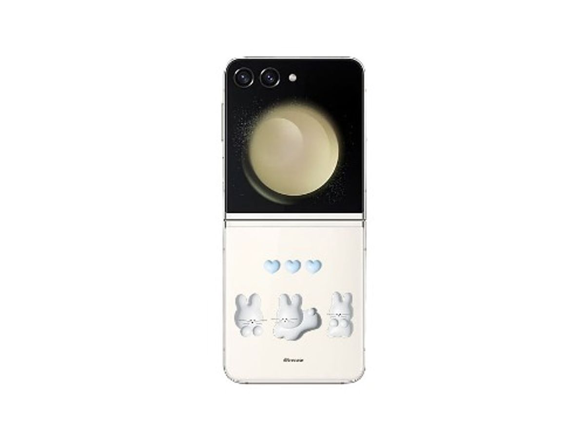 이레케이스앤굿즈(IRECASEGOODS) 풍선토끼 캐릭터 디자인 플립7 전용 투명하드케이스
