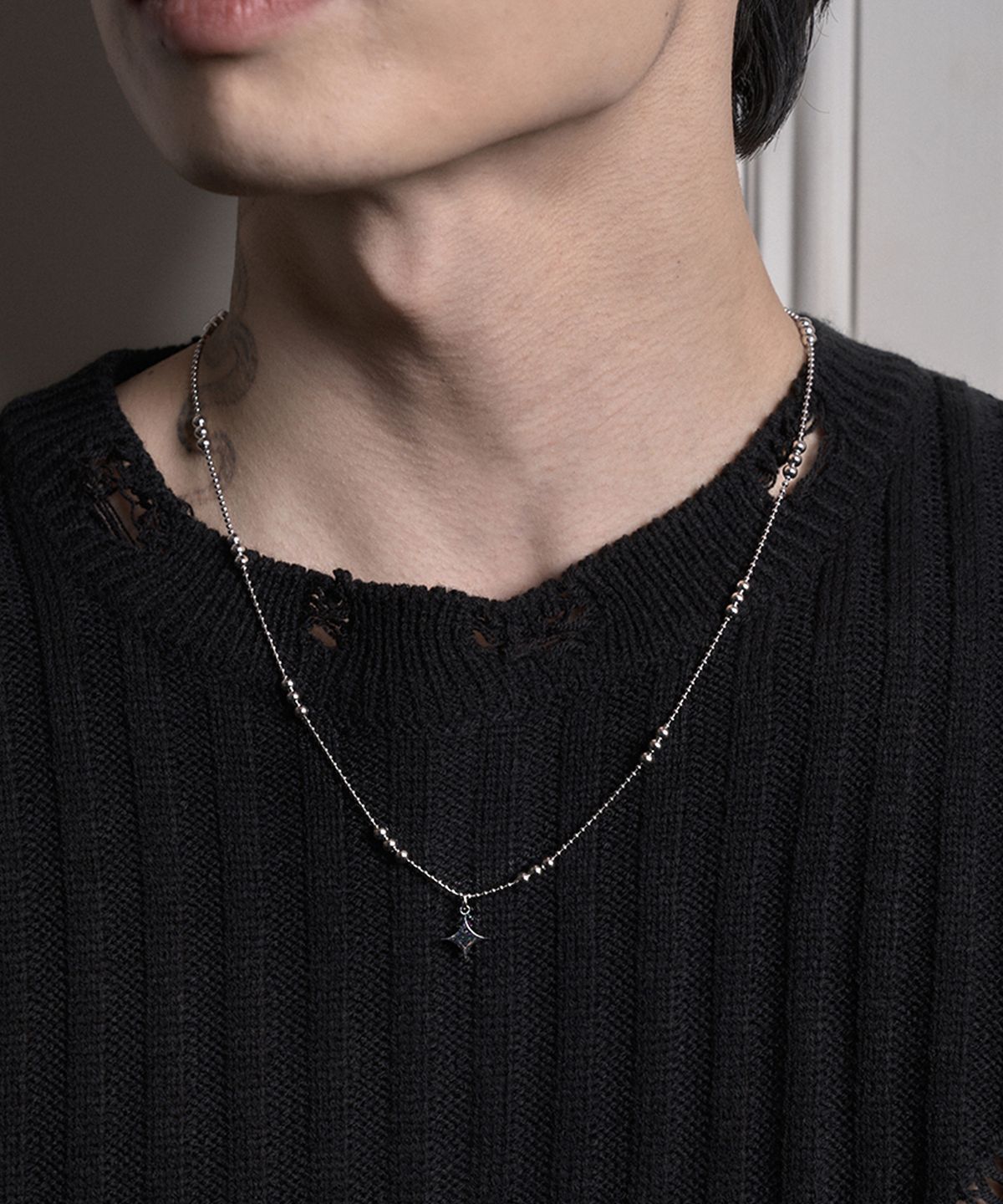 하와(HAWHA) Moonlight Star Ball Necklace