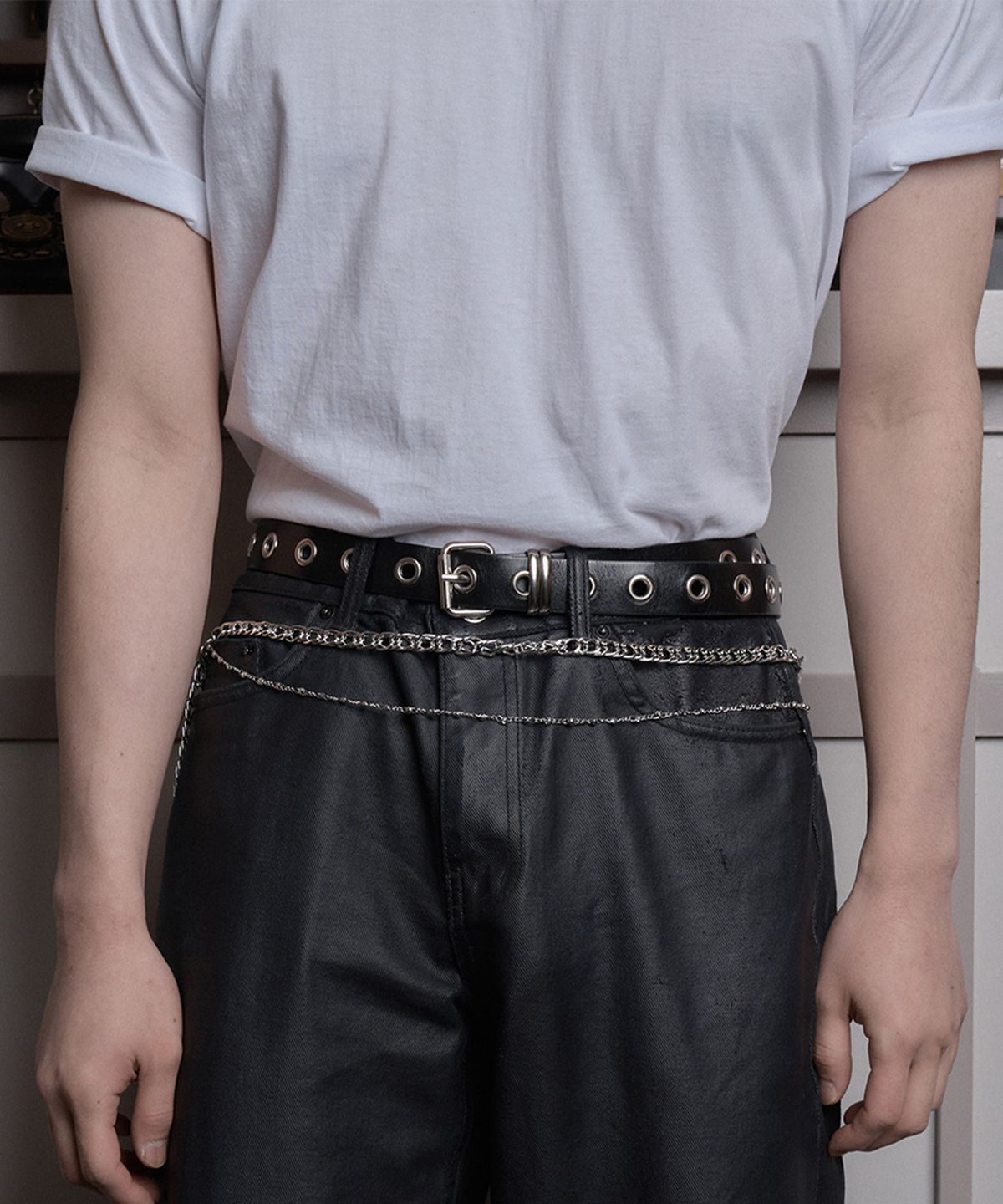 하와(HAWHA) Layered Chain Belt