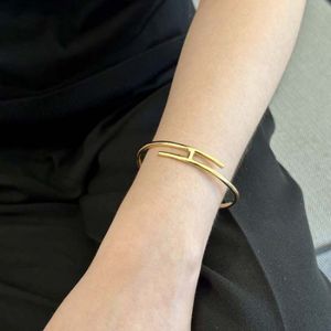 [Bs-400] 925실버 H 뱅글팔찌  (18k gold plating )