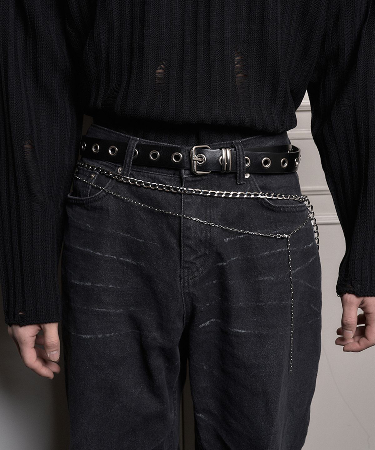 하와(HAWHA) Two Way Layered Chain Belt