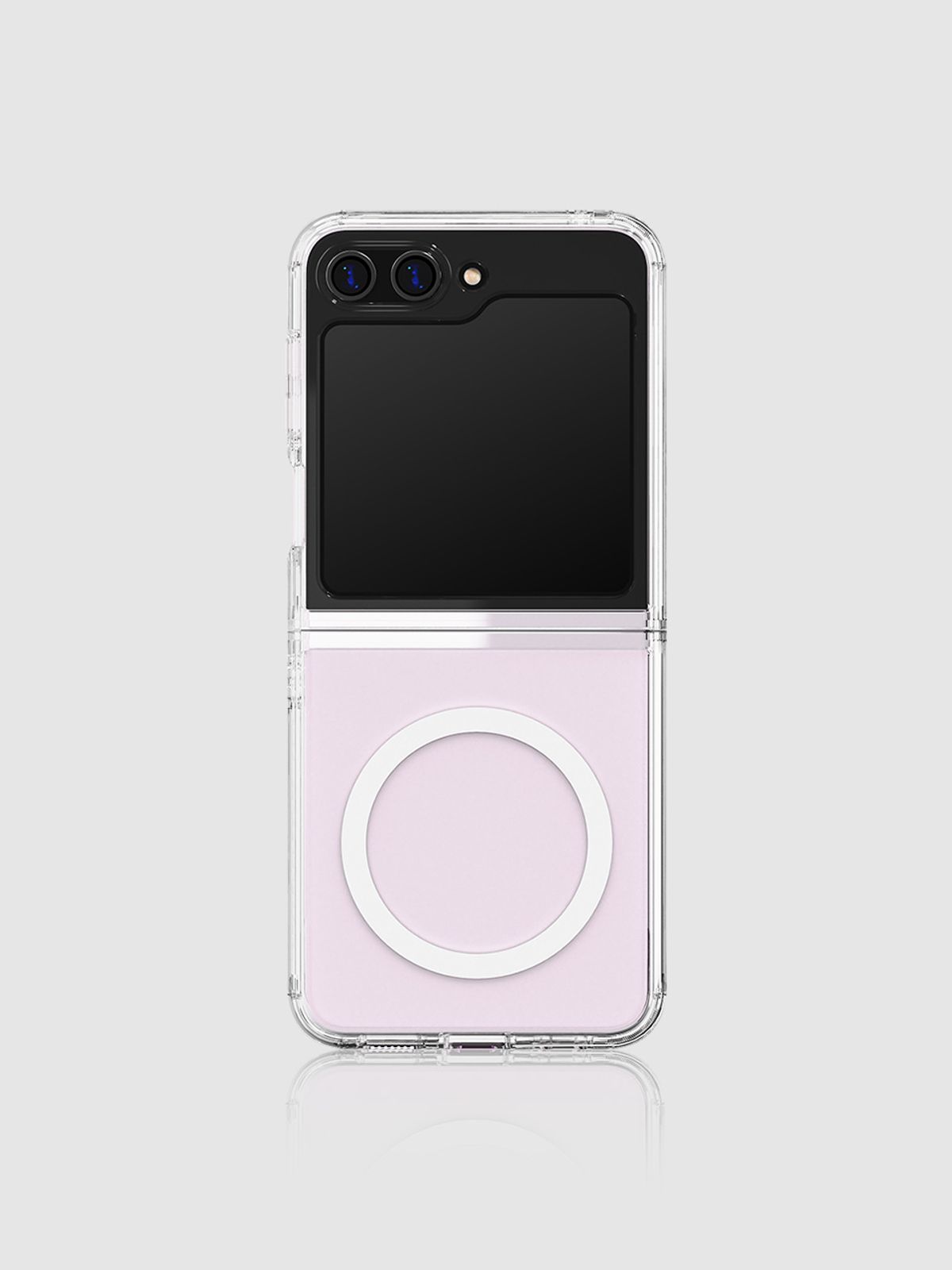 디자인스킨(DESIGNSKIN) 갤럭시Z플립6 피닉스 범퍼 맥세이프 케이스-올클리어