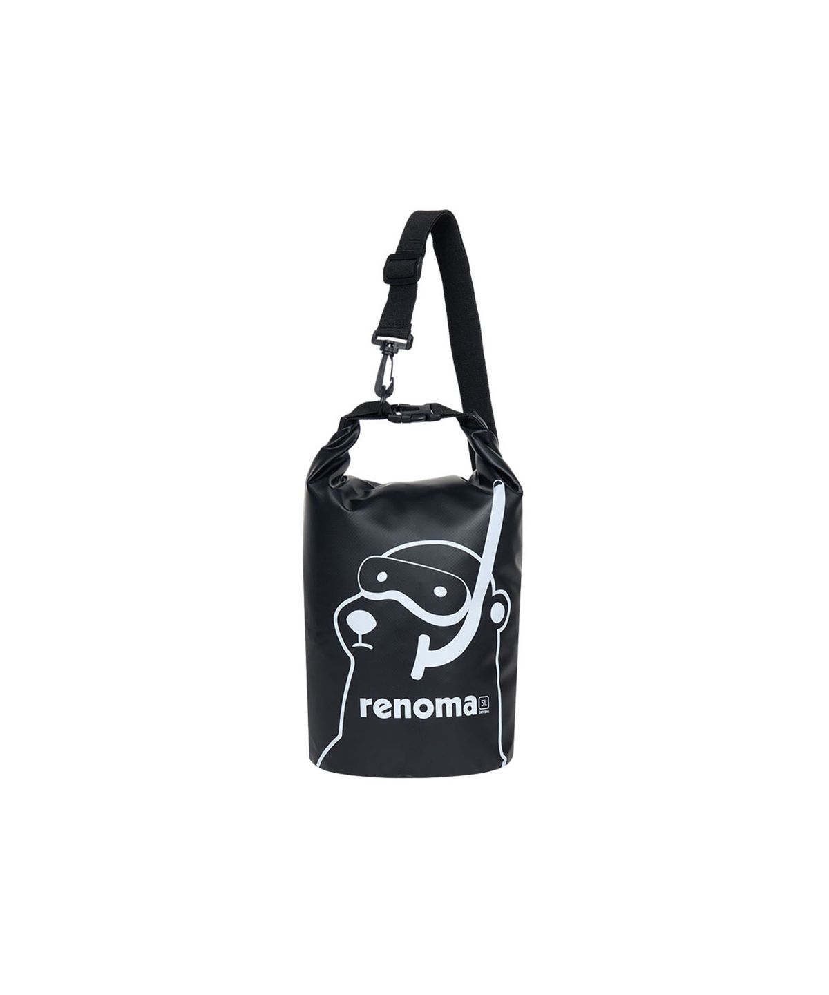 레노마수영복(RENOMASWIM) 용품 폴라베어 드라이레져백 5L 블랙 RO-RB2D010-BK