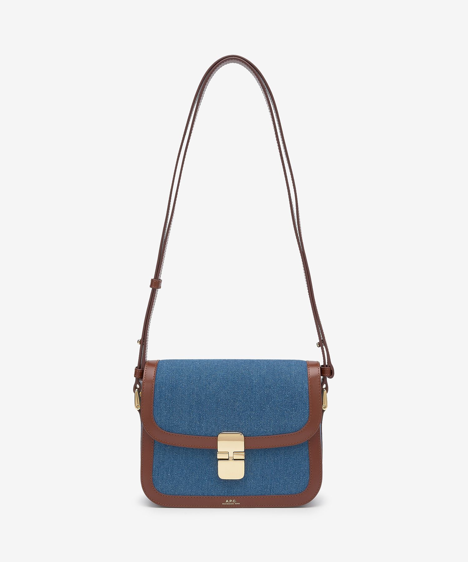 ☆A.P.C.☆ Small Grace Shoulder Bag Hazelnut COHDHF61413CAD Grace small bag - Smooth leather - A.P.C. Accessories