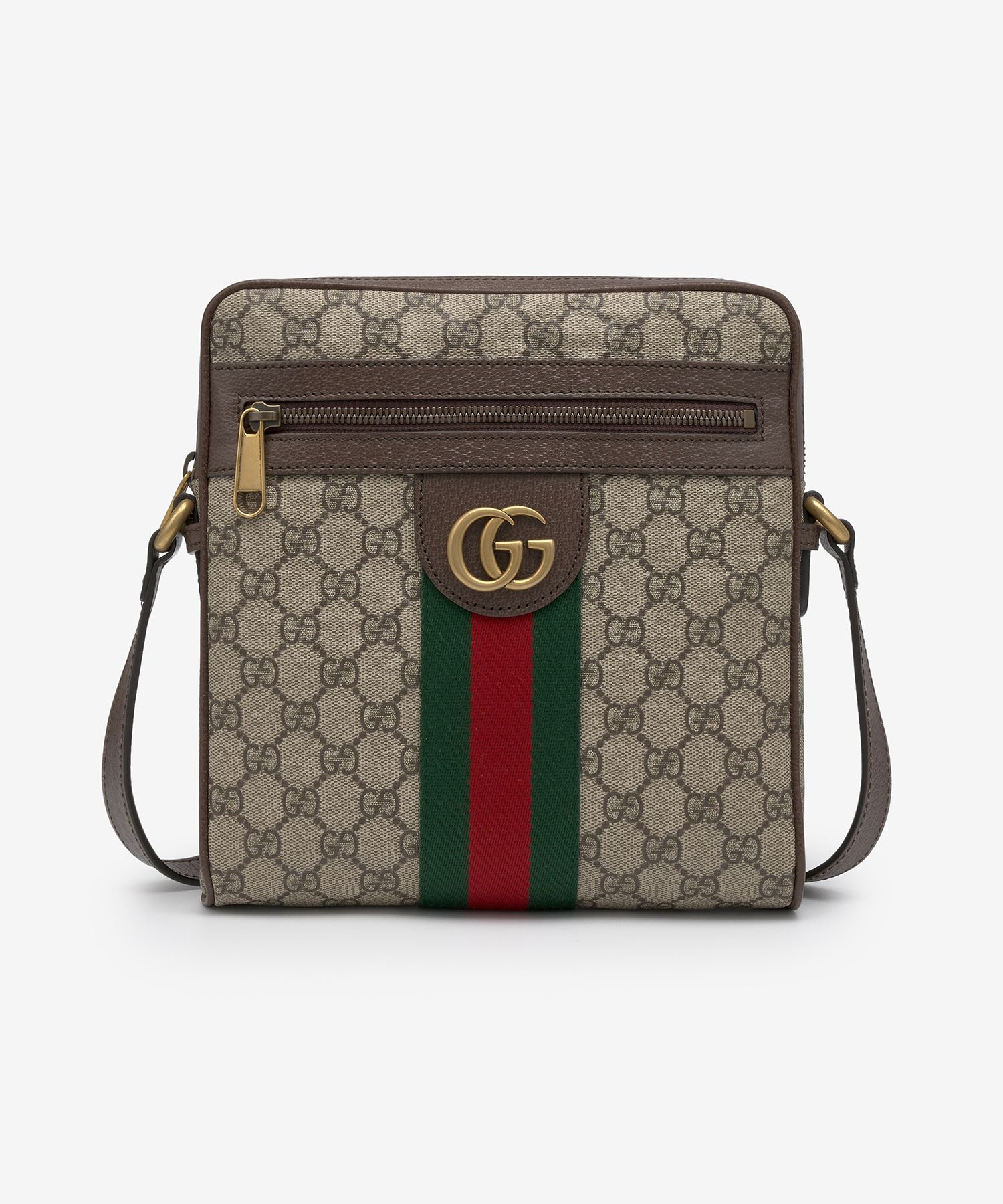★GUCCI★ Ophidia GG Small Shoulder Bag Brown 54792696IWT874 Ophidia small shoulder bag in beige and brown GG fabric