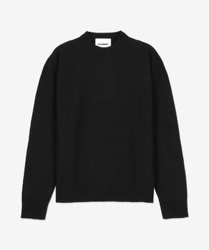 크루넥 니트 - 블랙 / J21GP0002J14603001