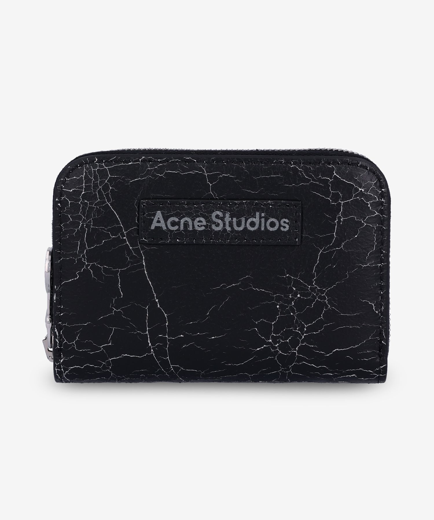 MUSINSA公式 | ACNE STUDIOS Leather Zipper Wallet - Black