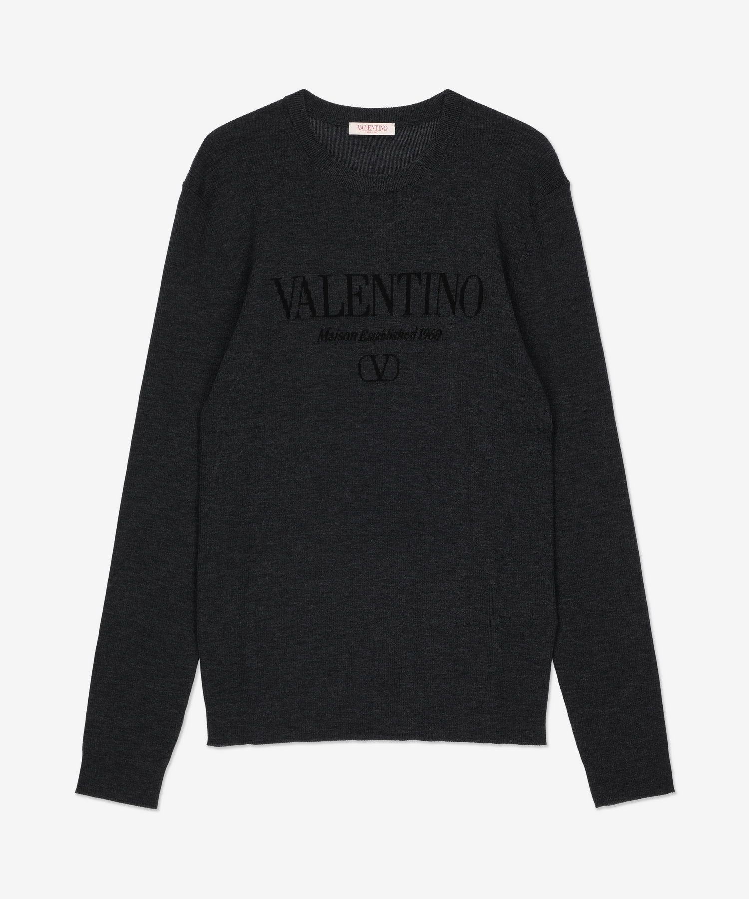 MUSINSA公式 | VALENTINO ヴァレンティノロゴウールニット - グレー 