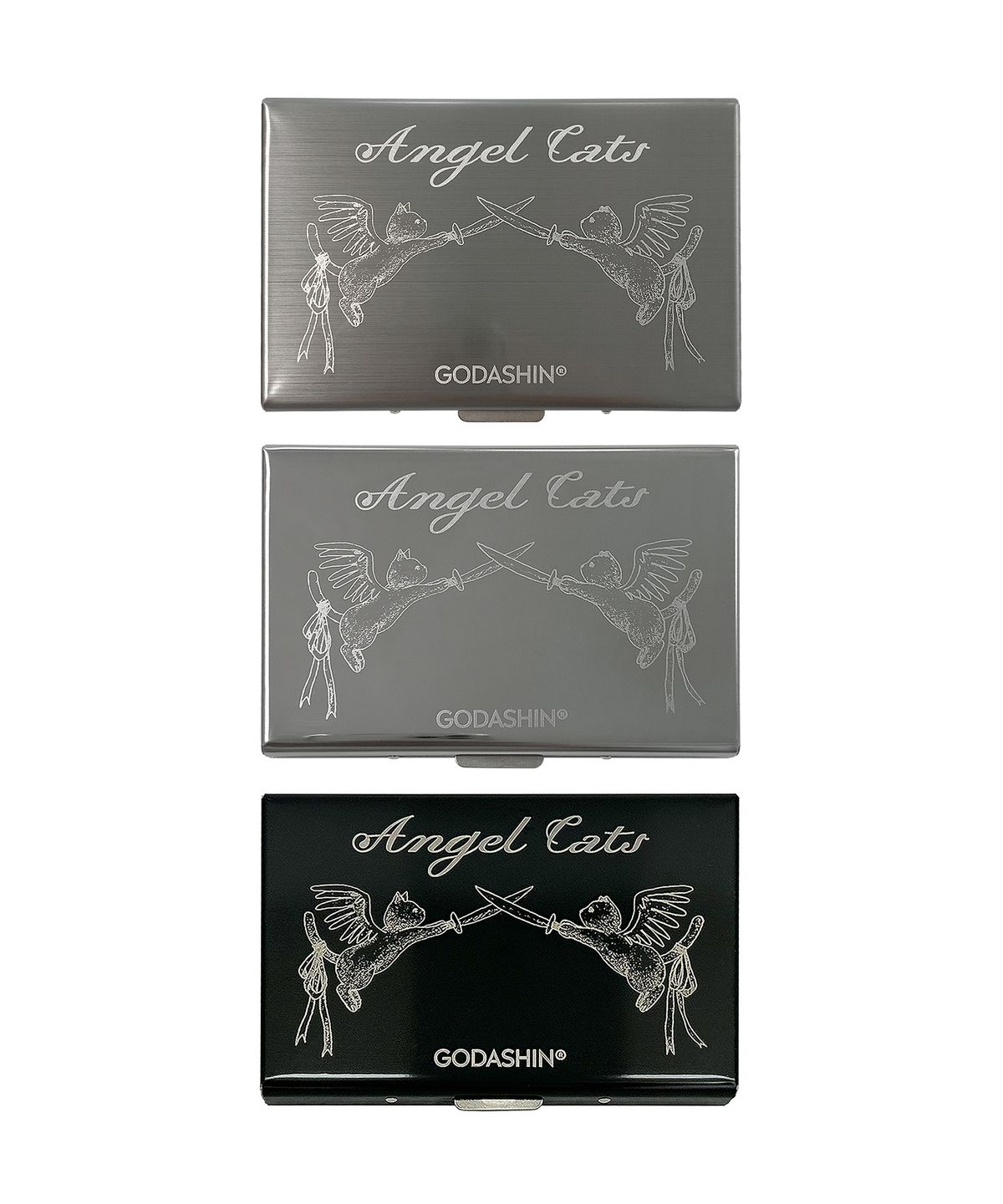 고다신(GODASHIN) Angel Cats Accordion Wallet