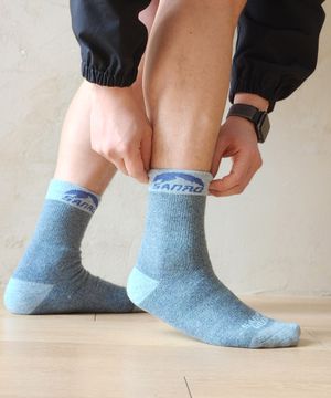 사계절 메리노울 삭스 아웃도어 양말 - 블루