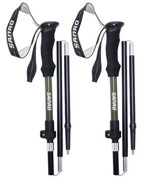 두랄루민 7075 접이식 등산스틱  - 카키