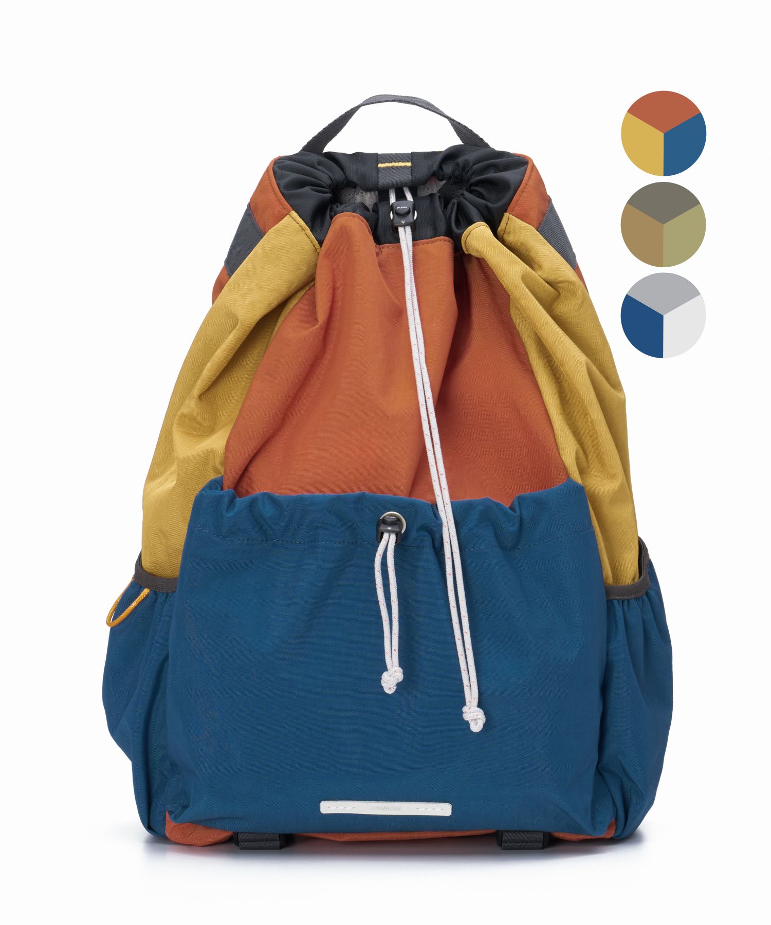 [RAWROW] ストリング カラーブロック バックパック 758 ep.2 MUSINSA公式 | RAWROW String Color Block Backpack 758 ep.2