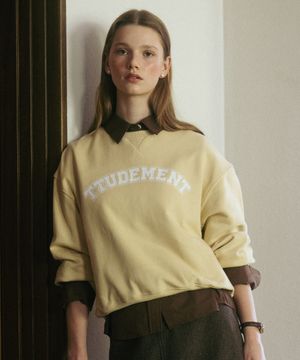 ESSENTIAL LOGO SWEATSHIRT BUTTER
