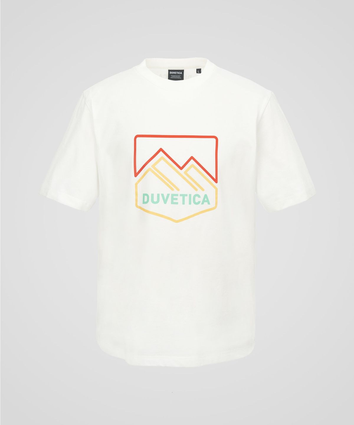 듀베티카(DUVETICA) 온다바(라이트 아이보리)(남성 반팔티셔츠)