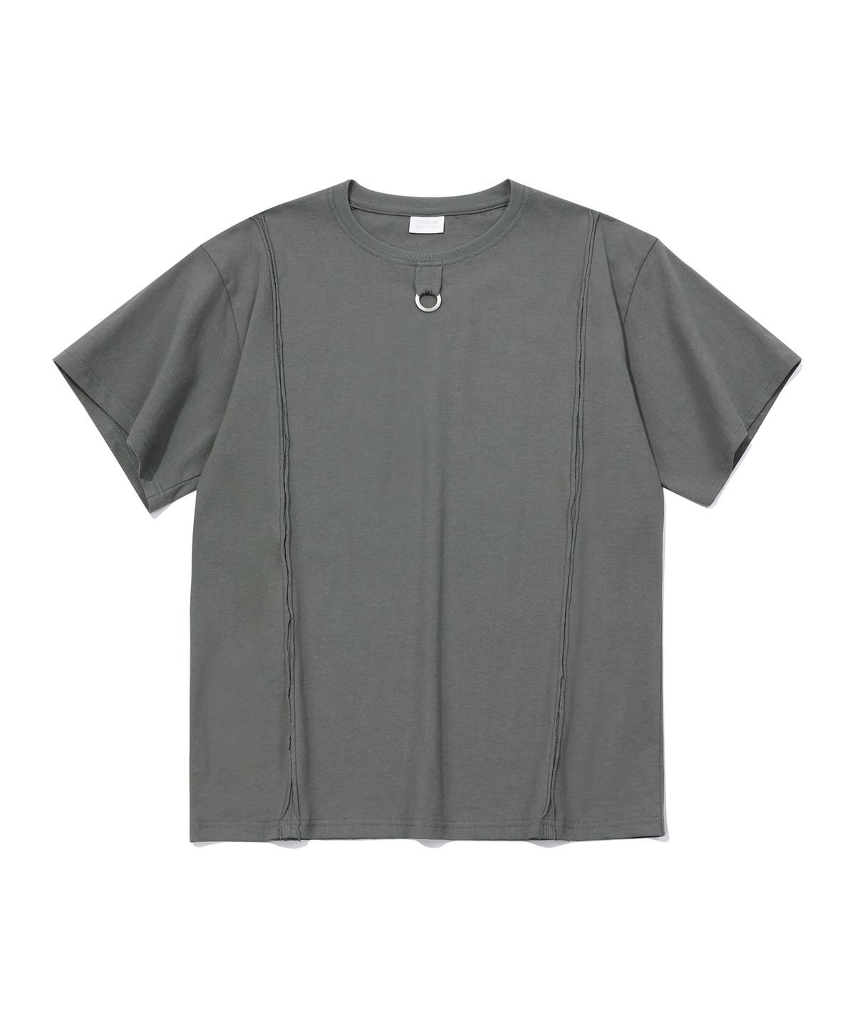 에피소드 언타이틀(EPISODE UNTITLED) CUT-OFF LOGO RING POINT T-SHIRT_GREY