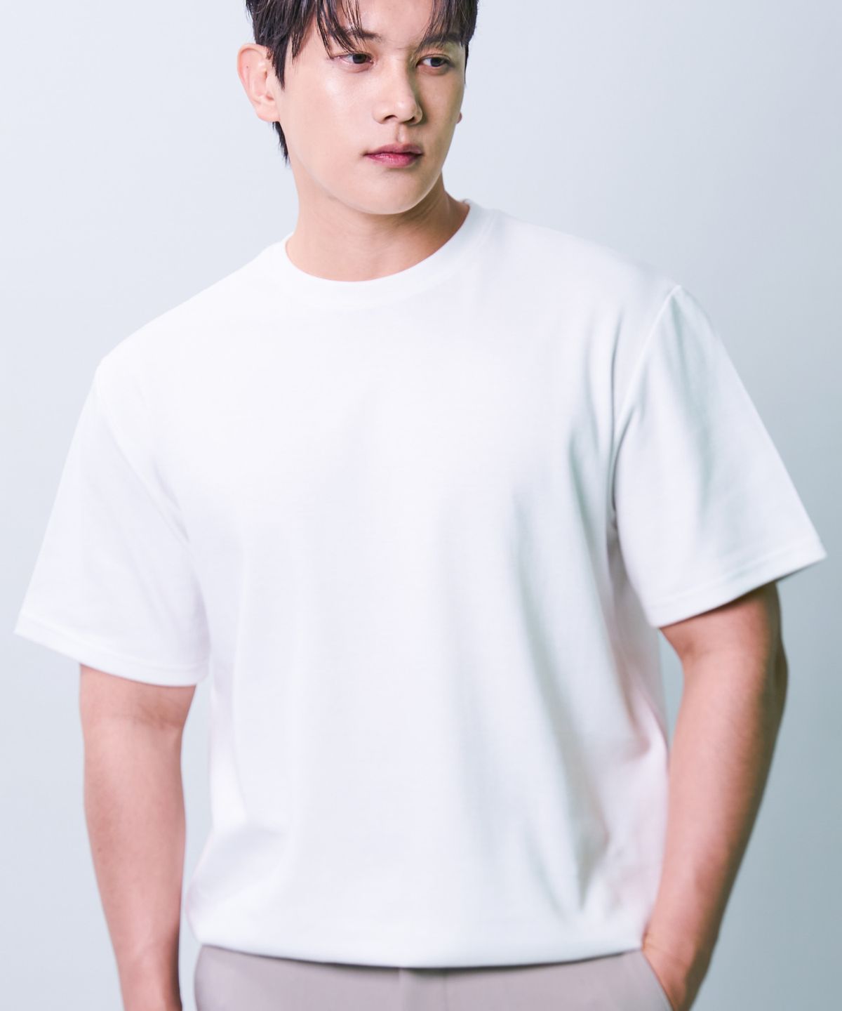 디바라(DIBALA) 자동 넣입핏 스탠다드 반팔 드랍티