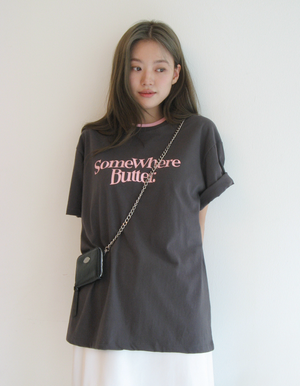 Wave logo over-fit top - 5color