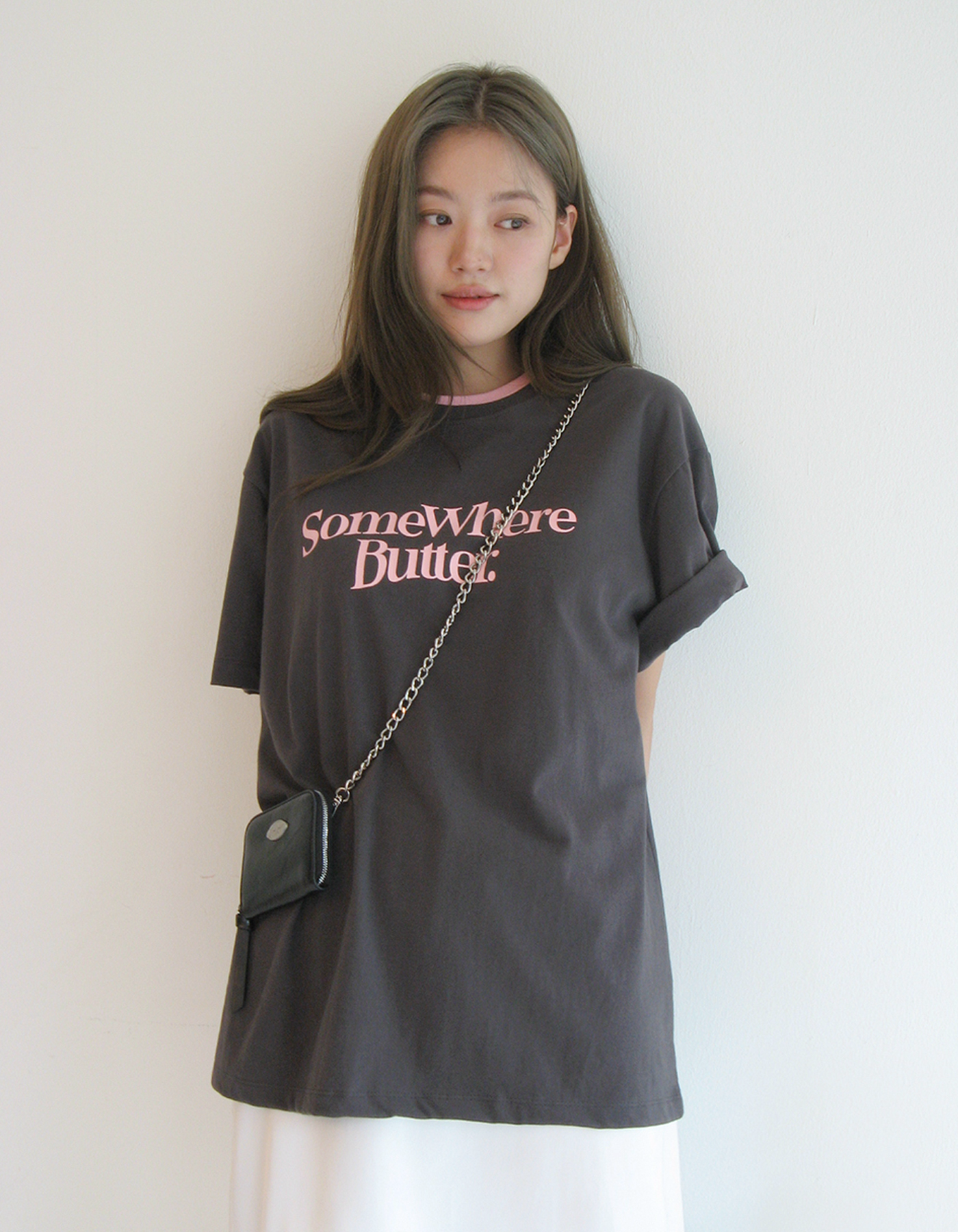 [SOMEWHERE BUTTER]★25SS★Sun Wave Logo Over-Fit Top MUSINSA | SOMEWHEREBUTTER Wave logo over-fit top - 5color