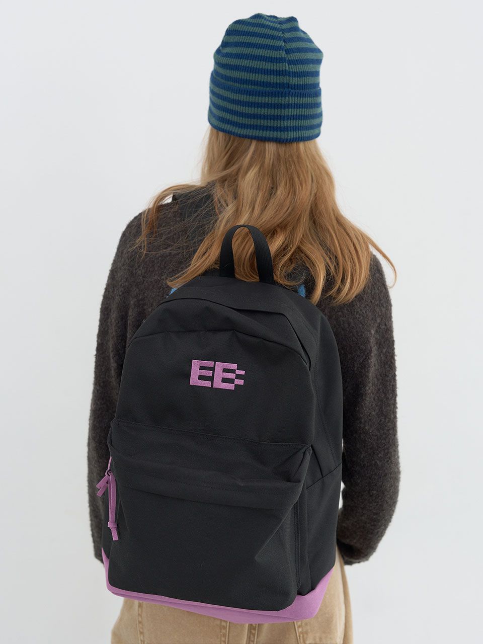 ★ ENZO BLUES★ Pixel Logo Classic Backpack Blue 244PLCBAG0 MUSINSA | ENZO BLUES Pixel Logo Classic Backpack (Black)