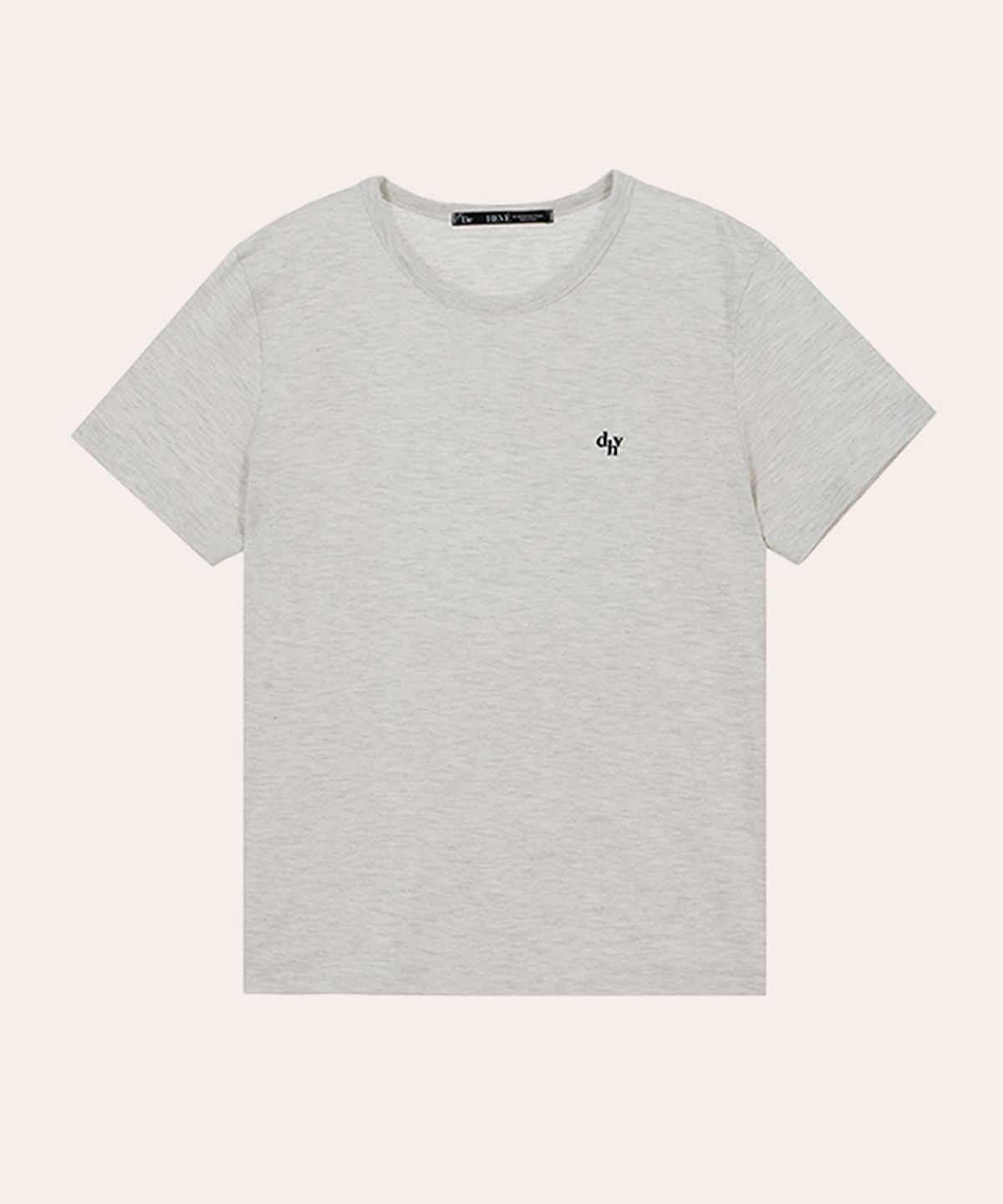 드헤베(DEHEVE) dhv Embroidery T-shirt [Oatmeal]