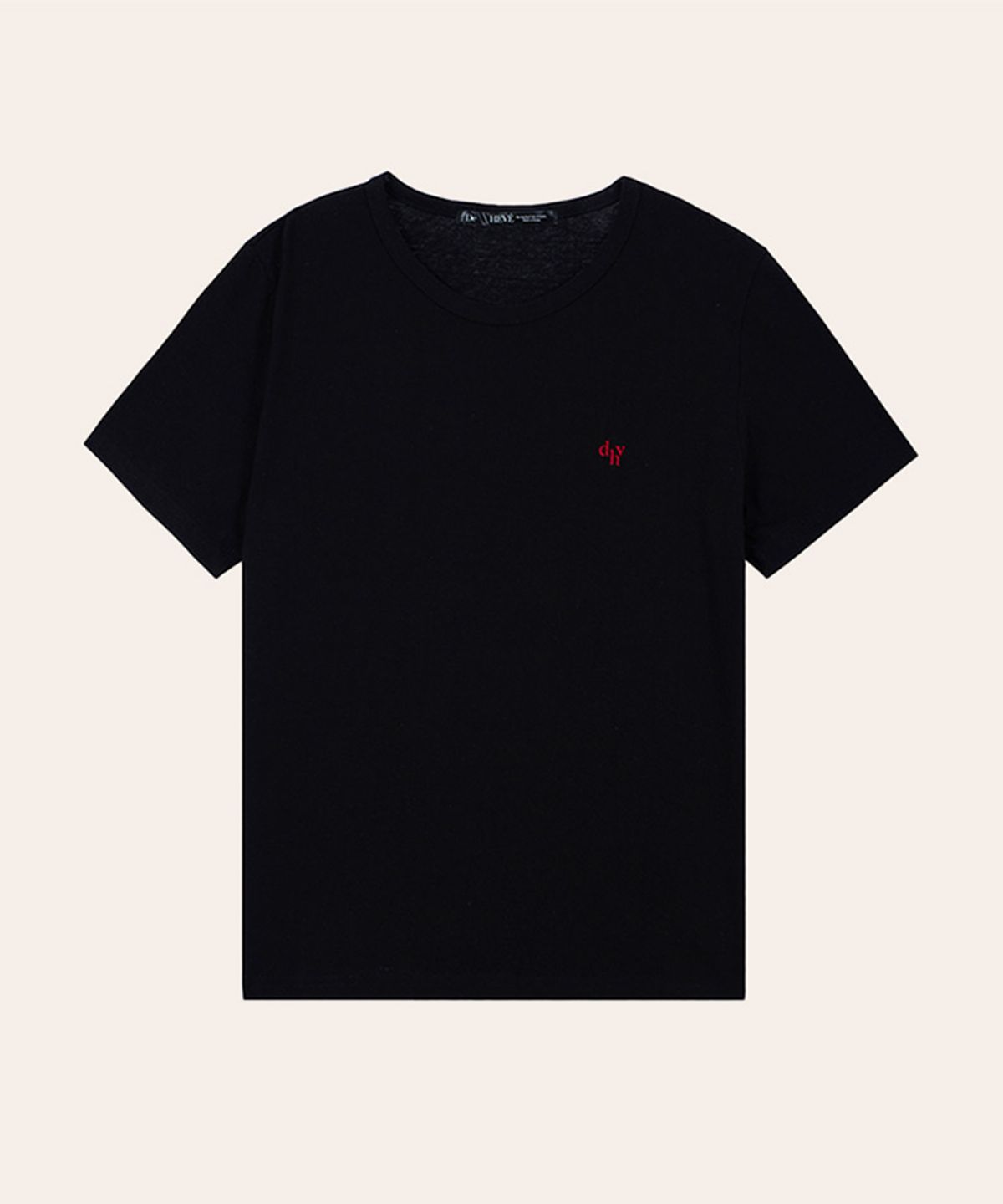 드헤베(DEHEVE) dhv Embroidery T-shirt [Black]