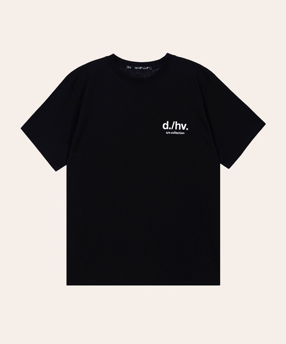 드헤베(DEHEVE) DHV Simple Logo T-shirt [Black]